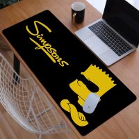 Mousepad Gamer S-Simpsons แผ่นรองเมาส์อะนิเมะ แผ่นรองแล็ปท็อปสำหรับเล่นเกม Kawaii Keyboard Pad อุปกรณ์เสริมเดสก์ท็อป Cartoon Protector Pc Pad