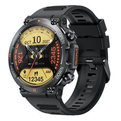K56Pro Smart Watch ติดตามการออกกำลังกายบลูทูธติดตามการออกกำลังกายการตรวจสอบสุขภาพที่กำหนดเอง Dial400mah ทหาร S Mart W Atch เดิม