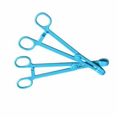 【YF】 10Pcs/Pack Hot New 19cm Surgical Device Locking Elbow Scissors Pliers Hemostat Plastic Remober
