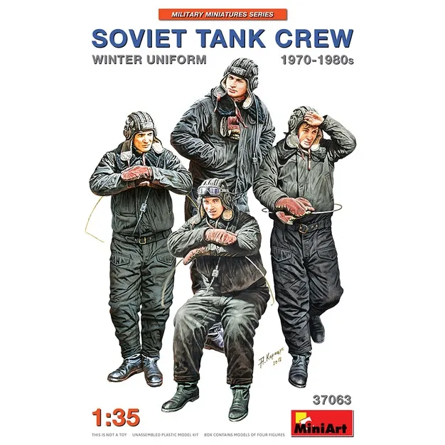 โมเดลประกอบ-miniart-1-35-mi37063-soviet-tank-crew-winter-1970-1980s