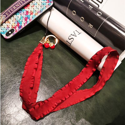 Traditional Chinese Red Phone Lanyard Strap For iphone huawei redmi samsung xiaomi Lucky Mobile Phone ID Card Long Rope String