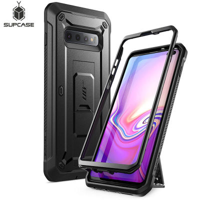 For Samsung Galaxy S10 Plus Case 6.4" SUPCASE UB Pro Full-Body Rugged Holster Kickstand Cover WITHOUT Built-in Screen Protector