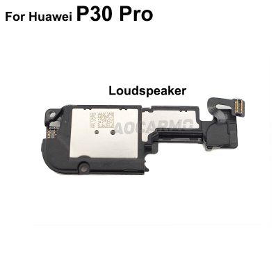 Aocarmo อะไหล่สำหรับ Huawei P30 Pro ลำโพงโทรศัพท์,อะไหล่กริ่งสำหรับทดแทนลำโพงด้านล่างหูหูฟังบน