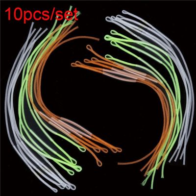 （A Decent035）10PCS Nylon Fly Fishing Braided Line Backing String Tackle Wire Loop Connector Weight Forward Floating Tool 20/30/50 LB