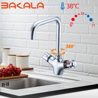 BAKALA Thermostatic Kitchen Faucets mixer taps wash basin sink faucets bathroom basin sink mixer water tap torneira griferia