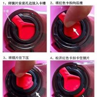 Helmet accessories electric motorcycle lens shade is prevented bask in general half helmet was turned anti-fog mirror glass mask