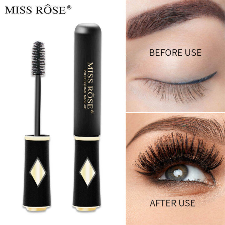 Black Mascara Extra Volume Curling Rimel 4D Fiber Eyelash Primer