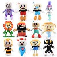 ตัวการ์ตูนน่ารัก EXTINGUISH86EN4รูปตัวการ์ตุ๊กตาผ้ากำมะหยี่น่ารัก Mugman Plushie Cuphead