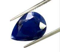 พลอยไพลิน พลอยเเท้. Natural Blue Sapphire. 8.54การัต(cts) | 15.10X11mm