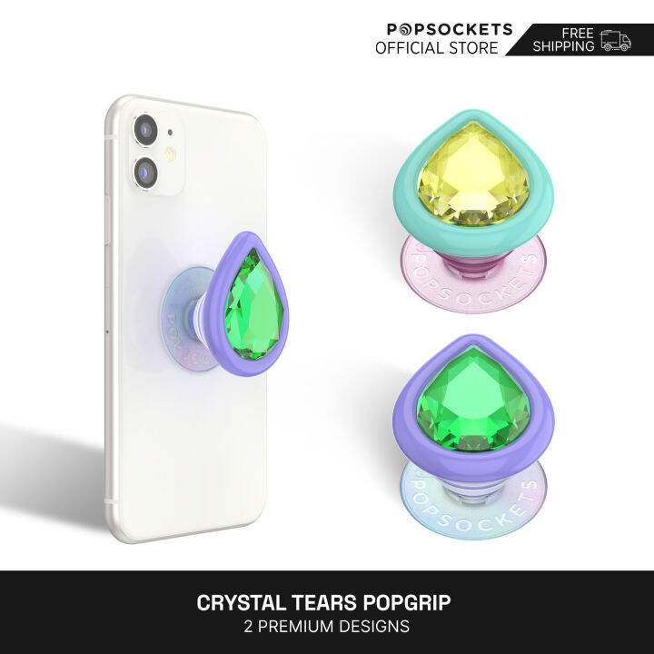 PopSockets Crystal Tears PopGrip | The Premium Phone Grip | Best Phone ...