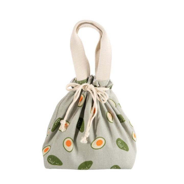 1pc-eco-avocado-pattern-drawstring-linen-bento-lunch-box-tote-bag-food-storage-package