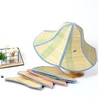 Hat Fishing Cap Men Hiking Camping Sunshade Protection Wide Brim Rattan