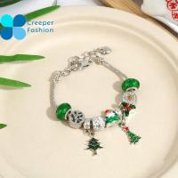 CREEPER อารมณ์ที่ดี ชนกลุ่มน้อยของชนกลุ่มน้อย ห่วงโซ่กระดูกงู แหวนมือสไตล์เกาหลี แบรนด์หรูหรู ของขวัญคริสต์มาส กำไลข้อมือคริสตัล เครื่องประดับลูกปัดอัญมณี เครื่องประดับสำหรับผู้หญิง กำไลข้อมือคริสต์มาส