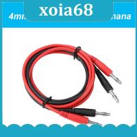 xoia68 Shop 16AWG 10A Alligator Clips 4mm Banana Plug to Banana Plug Test Cable Multimeter Testing Cables Durable Wire