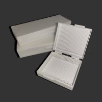 【YF】✈✗◈  25-Slots Plastic Storage Microscope Slice Slides