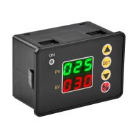 AC 110V 220V 12V Digital Programmable Time Delay Relay Dual LCD Display Cycle Timer Control Switch Adjustable Timing Relay