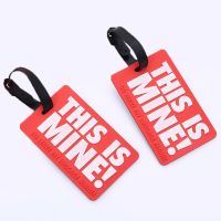 【DT】 hot  13 ColorsTravel Accessories Luggage Tag "Not Your Bag" Silica Gel Suitcase ID Addres Holder Baggage Boarding Tag Portable Label