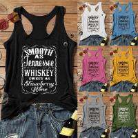 ☇✙ I-shaped vest smooth as jennessee whiskey European and American womens tops cross-border best-selling foreign trade