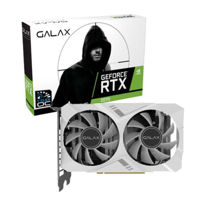 GALAX GeForce RTX 2070 White Mini (1-Click OC) 8GB GDDR6 256-bit