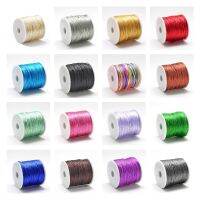 25 Colors 70m/roll 1mm Nylon Cord Thread Chinese Knotting Macrame Satin Cord Bracelet Braided String DIY Beading Jewelry Making