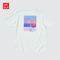 COD เสื้อยืดผ้าฝ้ายUniqlo Mens/womens Clothing (UT) Short Sleeve T-shirt YOASOBI Printed T-shirt (short Sleeve) UNIQLO6 qe