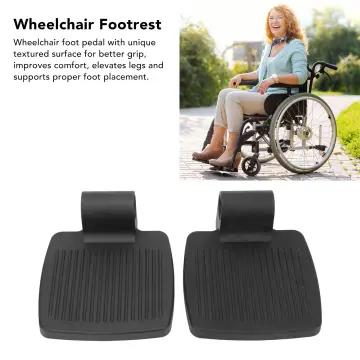 2pcs Wheelchair Elevated Leg Rest Calf Pad Leather Replacement