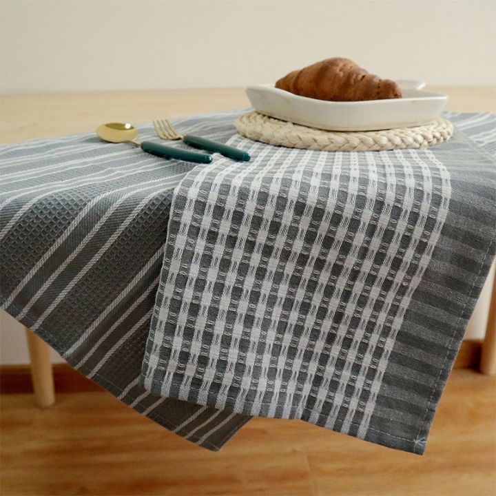 3pcs-kitchen-towels-100-cotton-tea-towel-43x65-gray-napkins-dish-cloth-absorbent-lint-free-machine-tableware-household-dropship