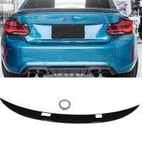 ด้านหลังสปอยเลอร์ปีกสำหรับ BMW 2 Series M2 F87 F22 F23 2014-2019 Coupe Convertible MP Gloss สีดำรถ Decklid Flap Splitter Lip