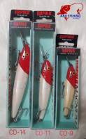 เหยื่อปลอม RAPALA MAGNUM ขาวหัวแดง