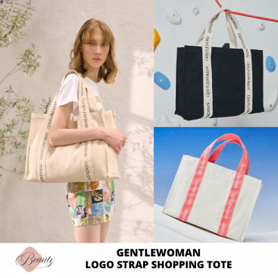 ลด 50% (พร้อมส่ง)[พร้อมส่ง] กระเป๋า Gentlewoman Logo Strap Shopping Tote ของแท้(ขายดี)