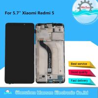 หน้าจอหน้าจอ Lcd 5.7 "Msen สำหรับ Xiaomi Redmi 5พร้อมกรอบกระจกกันรอยดิจิตอลประกอบสำหรับจอแสดงผล Redmi 5