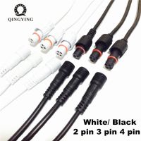 ✧ 2 pairs/lot Waterproof Connector Cable 2/3/4 Core 40cm Length With Male Plug And Female Plug Adapter For LED Strip Lighting