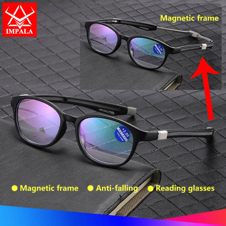 IMPALA LH5005W Anti Blue Light Reading Glasses for Men and Women