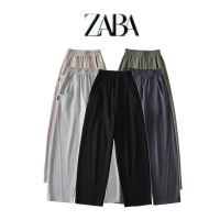 European and American style 2022 summer new youth womens solid color ultra-low pocket banana casual wide-leg sweatpants 5 colors