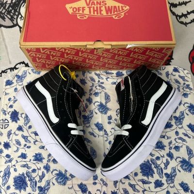 ♕❐  Yuan box vs classic black high help SK8 casual shoes sandals tide shoes for men and women with lightweight breathable tide joker