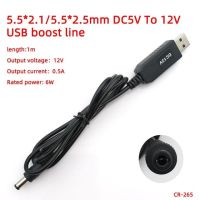 สายเพิ่มพลัง Usb Dc 5V ไปยัง Dc 9V/12V สายอะแดปเตอร์แปลง Usb โมดูลติดตั้ง3.5*1.35มม. 4.0*1.7มม. ปลั๊ก5.5*2.1มม.