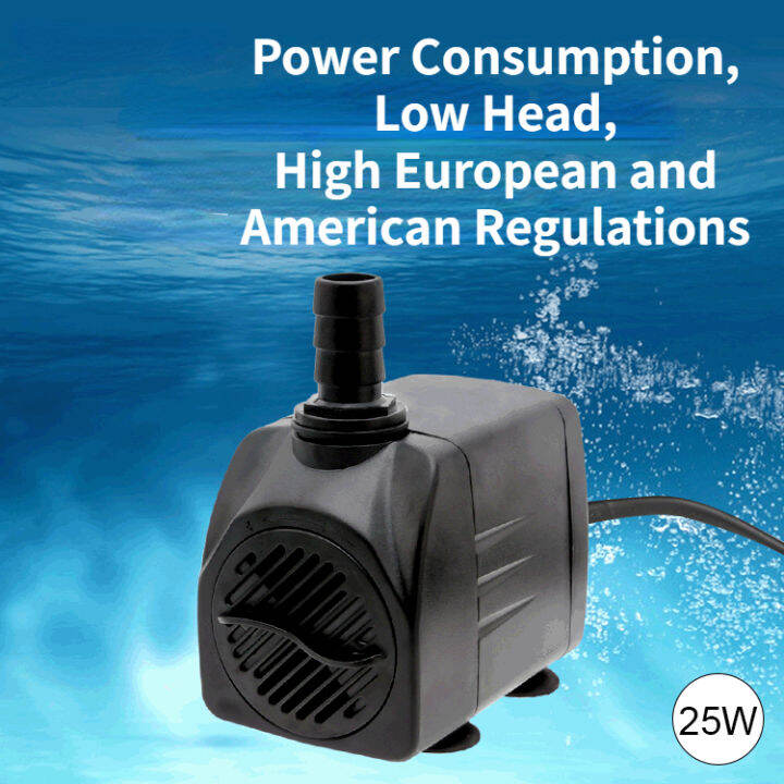 DOGLEMI Shop [good quality] 25W Household Submersible Silence Water