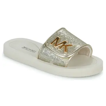 Michael Kors Kids Lorek Monogram Slides