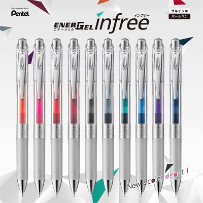 New Color Japanese Pentel Quick-Drying Gel Pen BLN75TL 10 Colors Available 0.5Mm Business Office Signature Pen