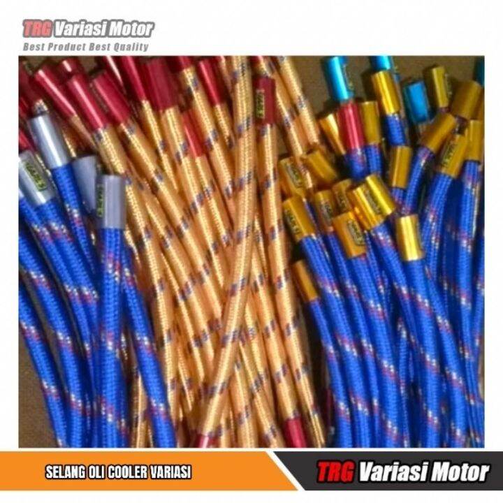 Selang Oil Cooler Selang Oli Cooler Serat Cm Dua Varian Warna Lazada Indonesia