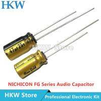 10pcs/Lot 47UF 25V 6.3X11mm Nichicon FG Series Fine Gold HiFi Audio Capacitor 25V47UF New and Original 47UF25V 6x11mm