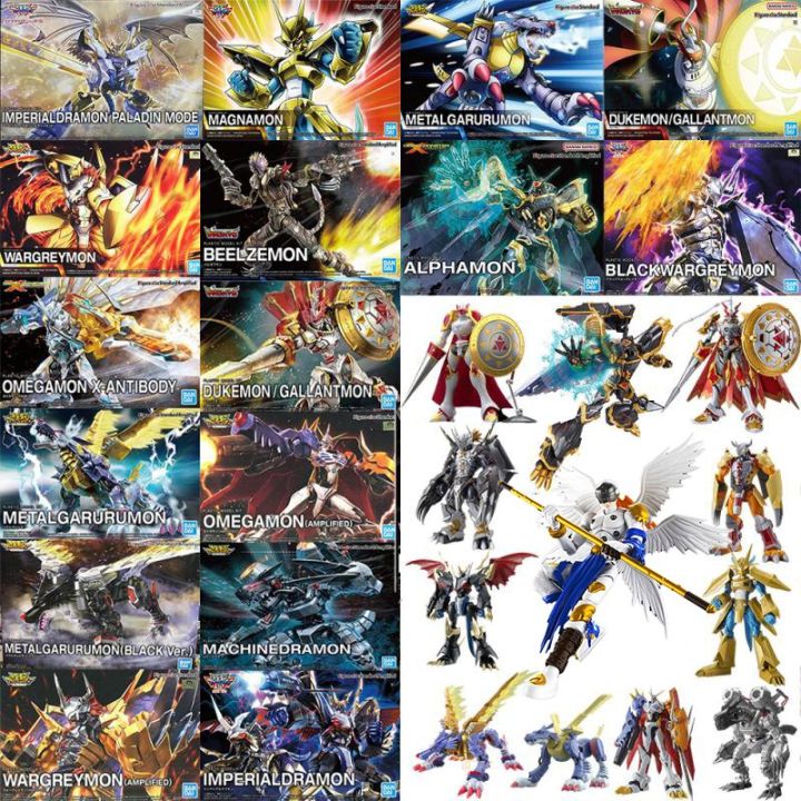 Bandai Digimon Adventure Angemon Alphamon War Greymon Omegamon Beelzebumon Garurumon Magnamon