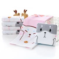 【DT】hot！ 25x50cm Printed Childrens Cotton Face Absorbent and Not To Lose Hair