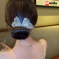 Maidu Jewelry โบว์บิดผมผูกสำหรับผู้หญิงล่าสุดขี้เกียจแผ่นอุปกรณ์ผมหญิง