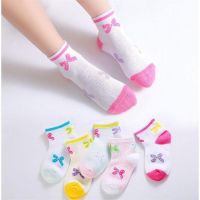 5 Pairs Cotton Baby Socks Animal Design Soft Infant Kids Baby Socks Breathable Mesh Design