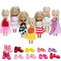 (Popular toys)ชุดบิกินี่กระโปรงชุดเดรสน่ารัก10ชิ้น/ล็อต5ชุด,สุ่มรองเท้าแตะเสื้อผ้าสำหรับตุ๊กตาบาร์บี้ตุ๊กตาของเล่นเด็ก