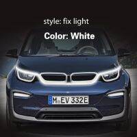 โคมไฟตกแต่งบรรยากาศสำหรับ Bmw I3 I3s 2013-2021 Drl Rgb หลากสี Led Lampu Jalan กลางวันกันน้ำมีความยืดหยุ่นสำหรับตกแต่งรถ