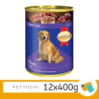 Smartheart อาหารสุนัขชนิดเปียกในกระป๋อง รสเนื้อแกะ 12x 400 g