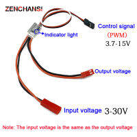 8A 1-6วินาทีสวิทช์อิเล็กทรอนิกส์ PWM 3-30โวลต์อินพุตสำหรับ RC FPV รุ่นเครื่องบินไฟ Led ควบคุมเครื่องยนต์สวิทช์ Interruptor