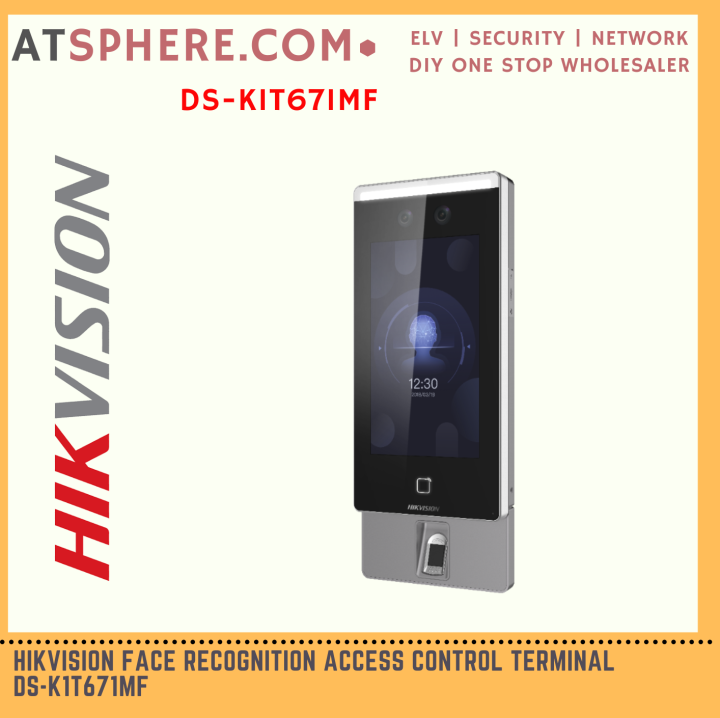 Hikvision IP65 Outdoor Door Access Control Keypad Terminal Face